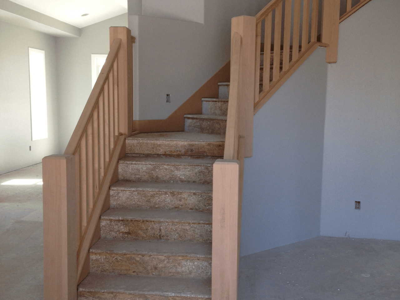 Custom Wood Baluster Installation