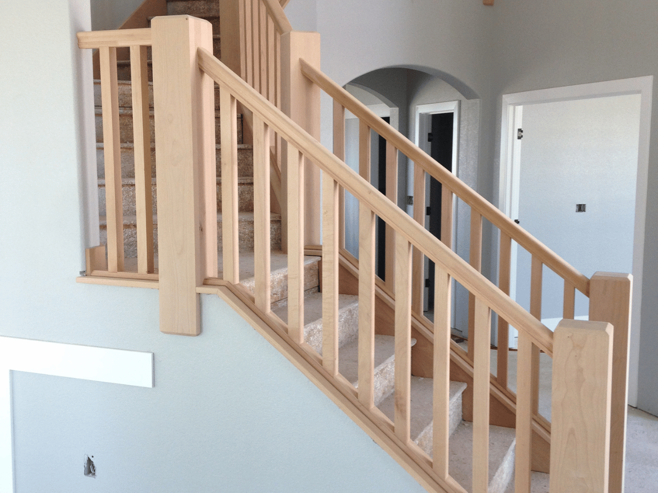 Premium Wood Baluster & Handrail Project